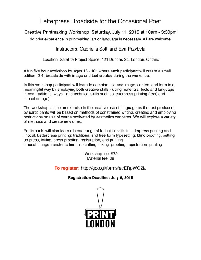 Letterpress Broadside Workshop-2 2