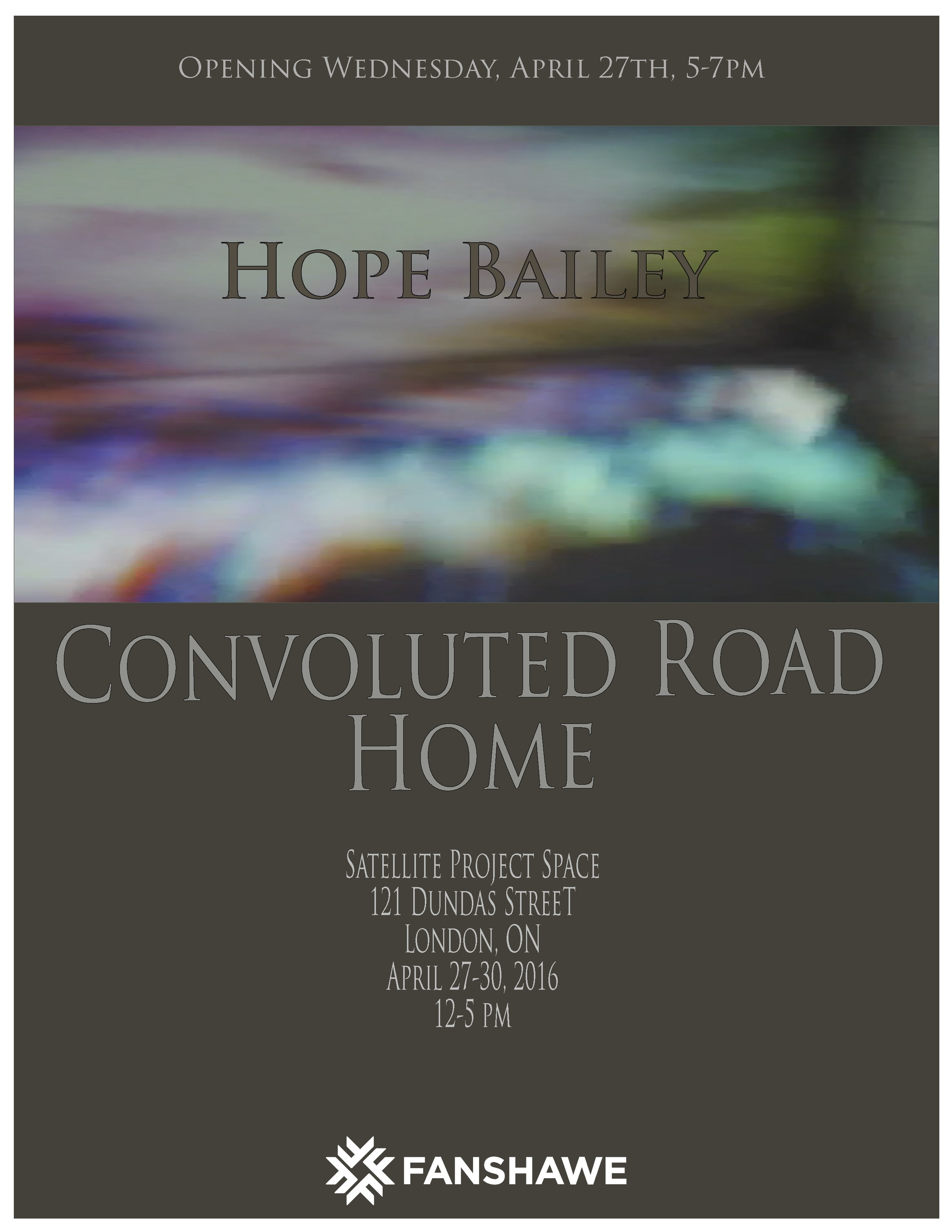 Convoluted Road Home  Satellite Project April 27